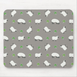 Irish Shamrock and Sheep Mönster Musmatta