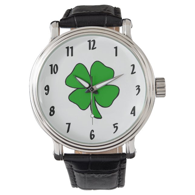 Irish Shamrock Armbandsur (Framsida)