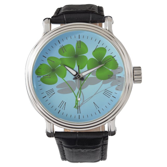 Irish Shamrock Armbandsur (Framsida)