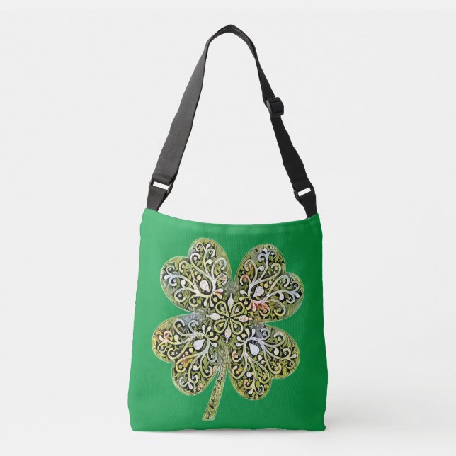 Irish Shamrock Axelväska (Framsida)