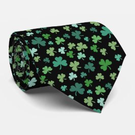 Irish Shamrock Black Slips