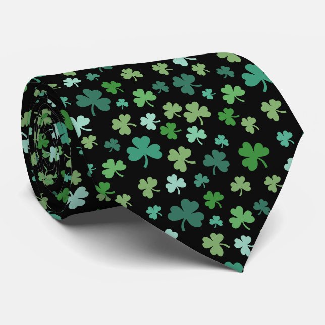 Irish Shamrock Black Slips (Rullad)