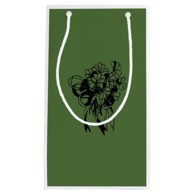Irish Shamrock Bouquet St. Patrick's Day Gift Bag (Framsidan)