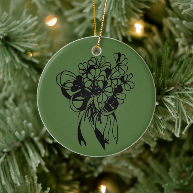 Irish Shamrock Bouquet St. Patrick's Day Ornament (Träd)