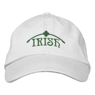 Irish Shamrock Broderad Keps