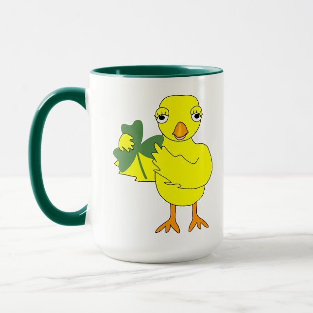 Irish Shamrock Chick Mugg (Vänster)