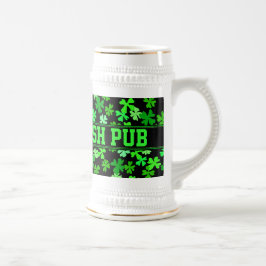 Irish Shamrock Drinking Stein Sejdel
