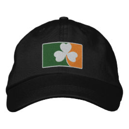 Irish Shamrock Flagga Broderad Keps