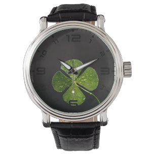 Irish Shamrock Fyrklöver Watch Armbandsur