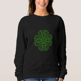 Irish Shamrock - Grönt Celtic Knotwork T Shirt
