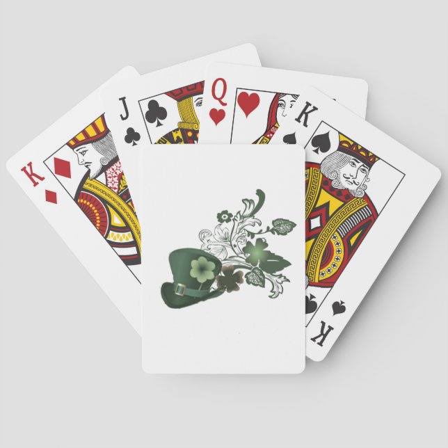 Irish Shamrock Hat Casinokort (Baksidan)