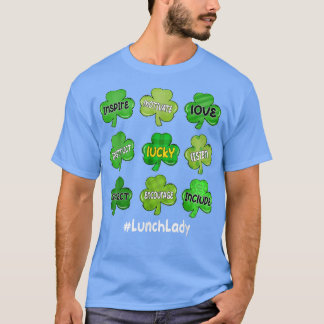 Irish Shamrock Inspire Kärlek Lucky Lunch Dam St P T Shirt