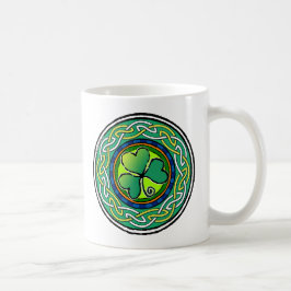 Irish shamrock kaffemugg