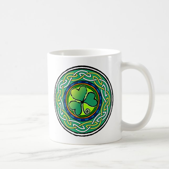 Irish shamrock kaffemugg (Höger)