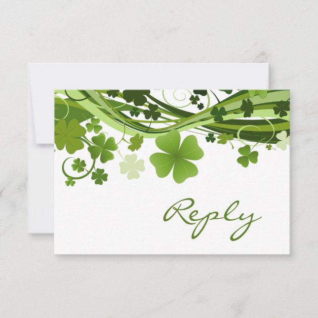 Irish Shamrock (klöver) Bröllop OSA (Framsida)