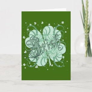 Irish Shamrock Kort