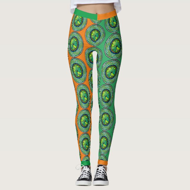 Irish shamrock leggings (Framsida)