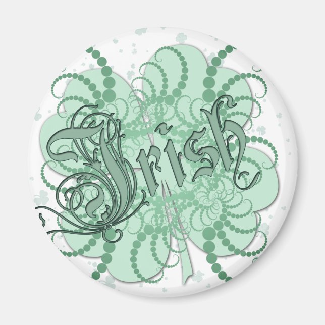 Irish Shamrock Magnet (Framsidan)
