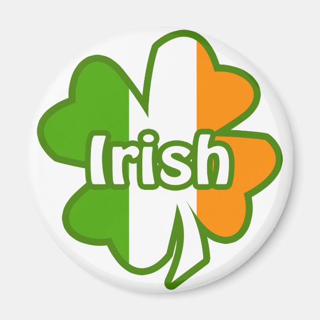 Irish Shamrock Magnet (Framsidan)