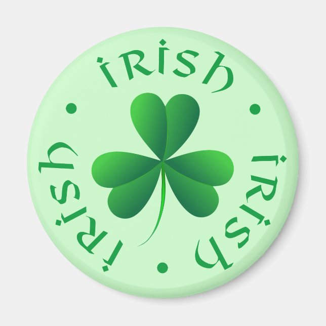 Irish Shamrock Magnet (Framsidan)