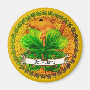 Irish shamrock Mouse Magnet