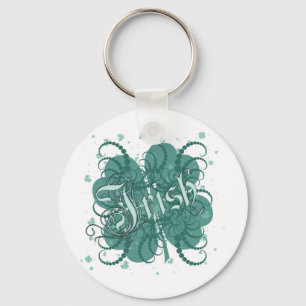 Irish Shamrock Nyckelring