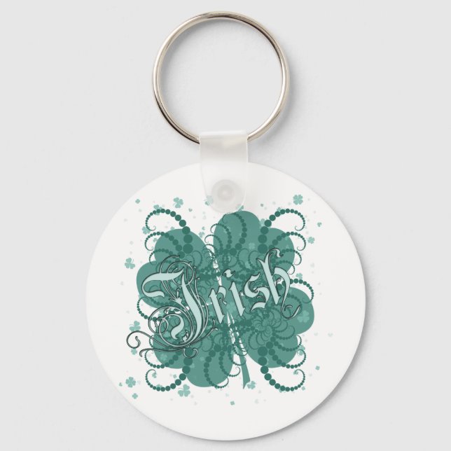 Irish Shamrock Nyckelring (Framsida)