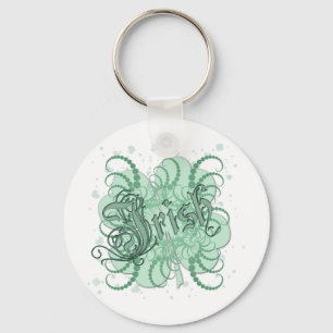 Irish Shamrock Nyckelring