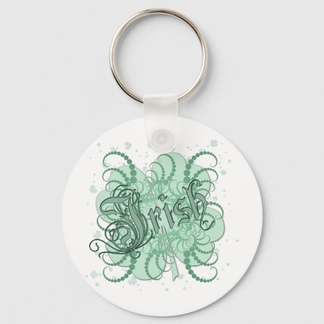 Irish Shamrock Nyckelring (Framsida)