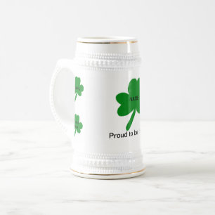 Irish Shamrock Ord anpassar din familj Namn Sejdel