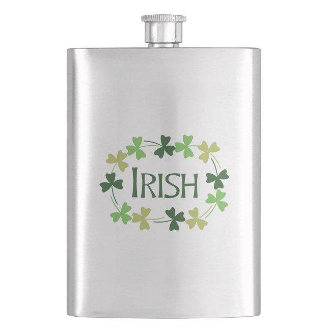 Irish Shamrock Oval Fickplunta (Framsidan)