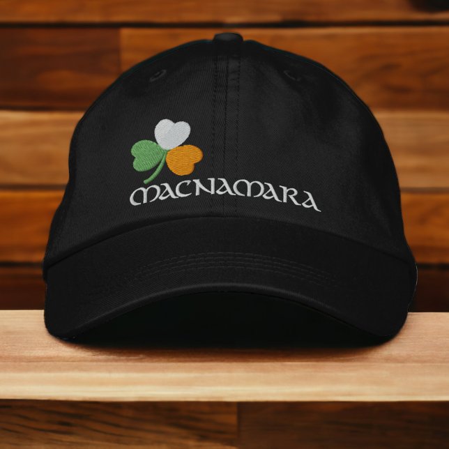Irish Shamrock Personlig Broderad Keps (Skapare uppladdad)