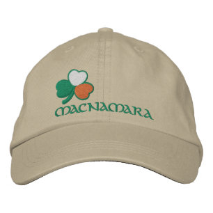 Irish Shamrock Personlig Broderad Keps
