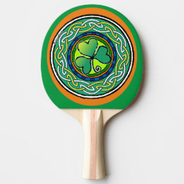 Irish shamrock pingisracket