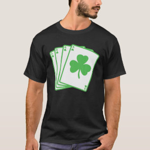 Irish Shamrock Spelingkort Funny St. Patrick's D. T Shirt