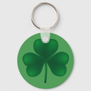 Irish Shamrock St patricks day Basic Keychain Nyckelring