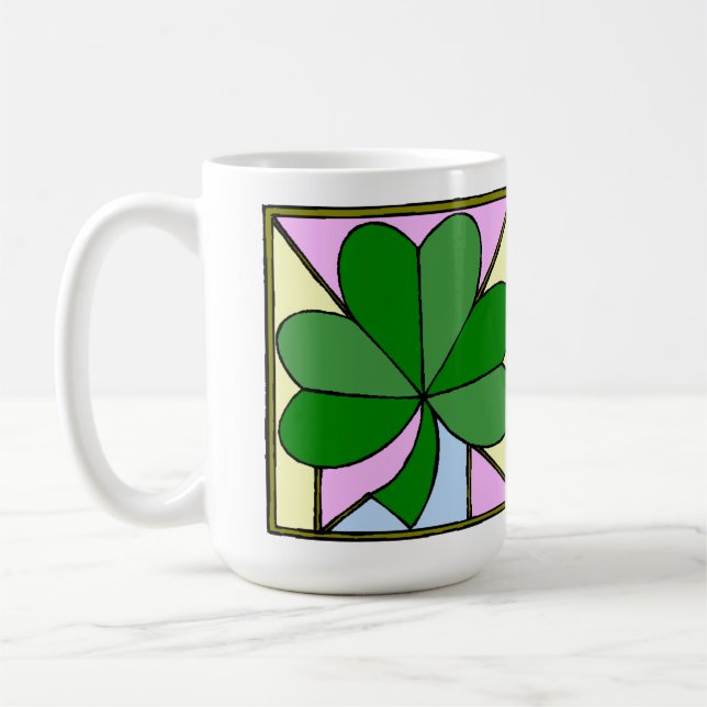 IRISH SHAMROCK -ST.PATRICK'S DAY COFFEE MUGG (Vänster)