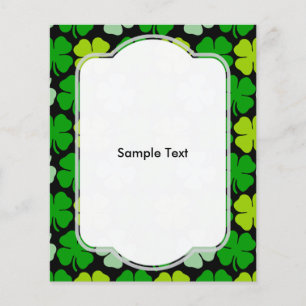 Irish Shamrock St. Patrick's Day Flygblad
