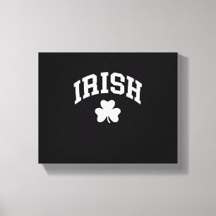 Irish Shamrock St patricks day Ireland Pride Irish Canvastryck