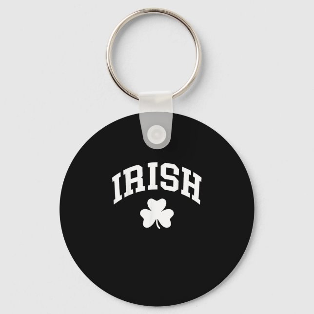 Irish Shamrock St patricks day Ireland Pride Irish Nyckelring (Framsida)