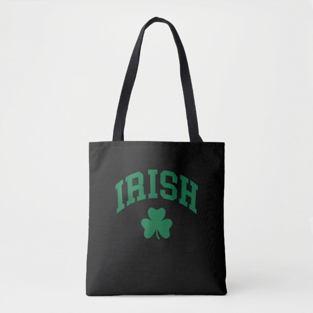Irish Shamrock St patricks day Ireland Pride Irish Tygkasse (Framsida)