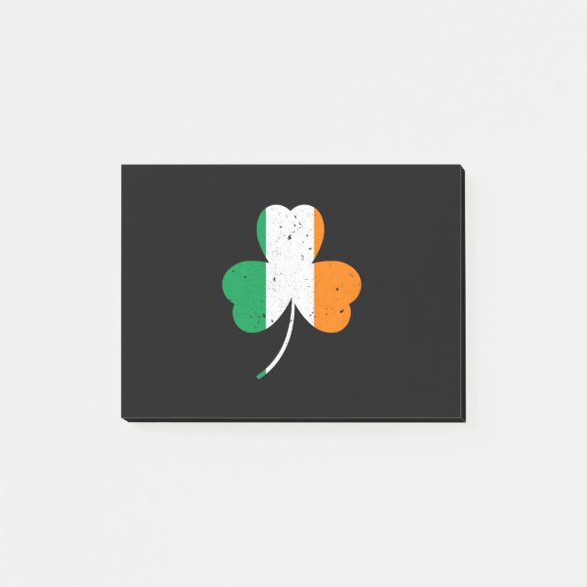 Irish Shamrock St patrick's day Post-it Block (Framsida)