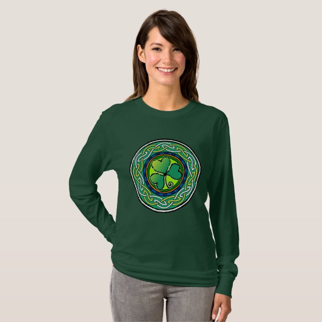 Irish shamrock t shirt (Hel framsida)