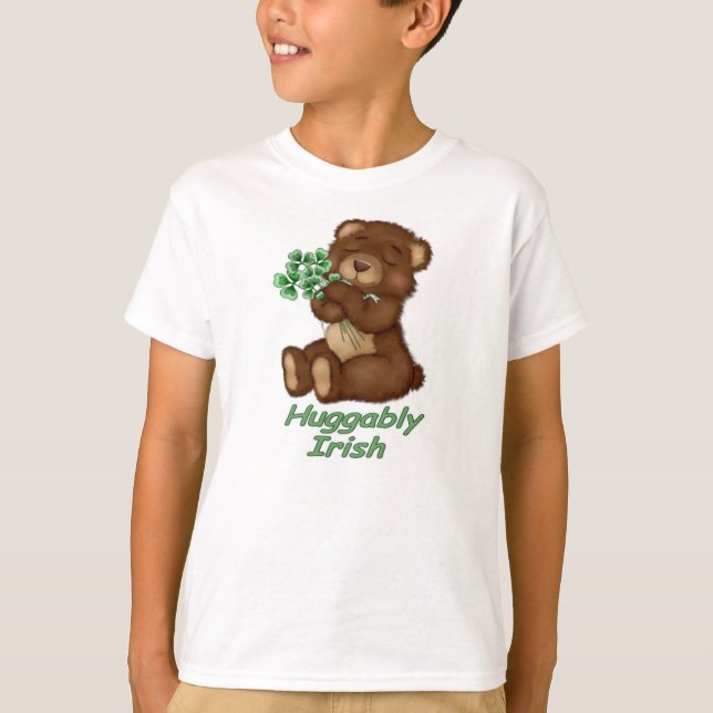 Irish Shamrock Teddy T-shirt (Framsida)