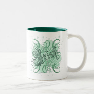 Irish Shamrock Två-Tonad Mugg