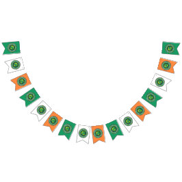 Irish shamrock vimplar