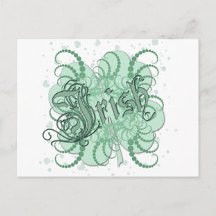 Irish Shamrock Vykort