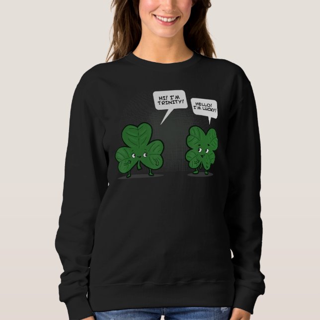 Irish Shamrockes Young C St Patrick Ireland's Sain T Shirt (Framsida)
