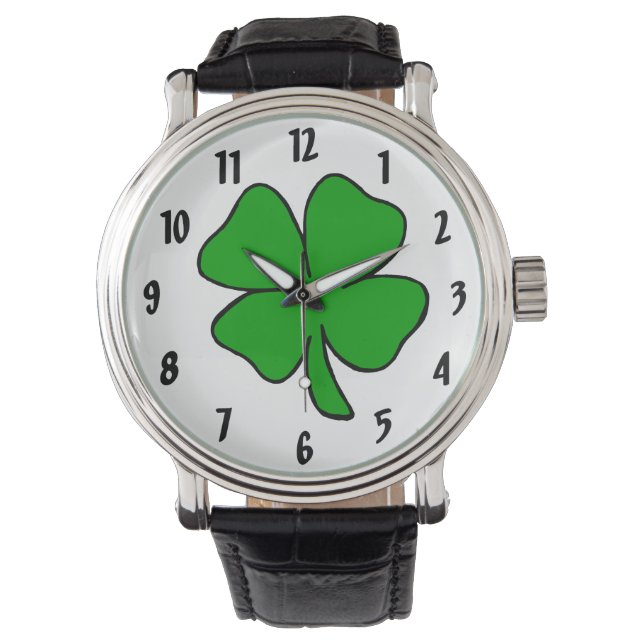 Irish Shamrocks Armbandsur (Framsida)