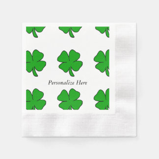 Irish Shamrocks Pappersservett